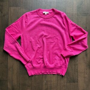 Nanette Lepore Fuchsia Crew Neck Sweater